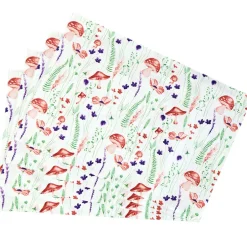 Fairy Garden Mushroom Table Runner or Set of 4 Placemats