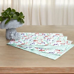 Fairy Garden Mushroom Table Runner or Set of 4 Placemats