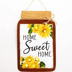 Fall Lighted Mason Jar Wall Hangings With Sentiment