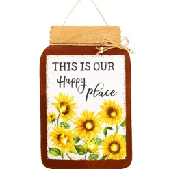 Fall Lighted Mason Jar Wall Hangings With Sentiment