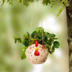Farm Animal Hanging Planter
