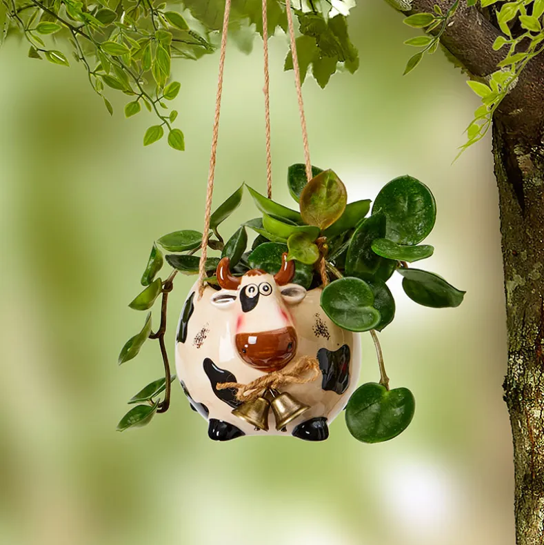 Farm Animal Hanging Planter