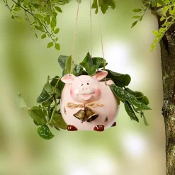 Farm Animal Hanging Planter