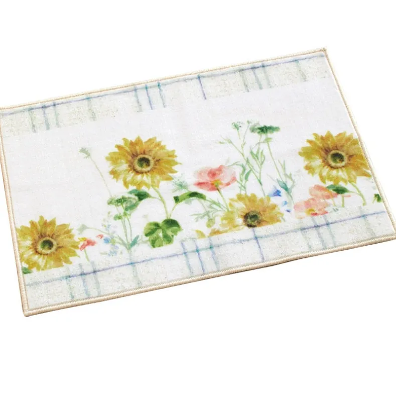 Farm Fresh Flowers Valance, Bath Rug or Shower Hooks Set of 12