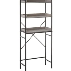 Farmhouse Bathroom Furniture Collection in Metal and Wood
