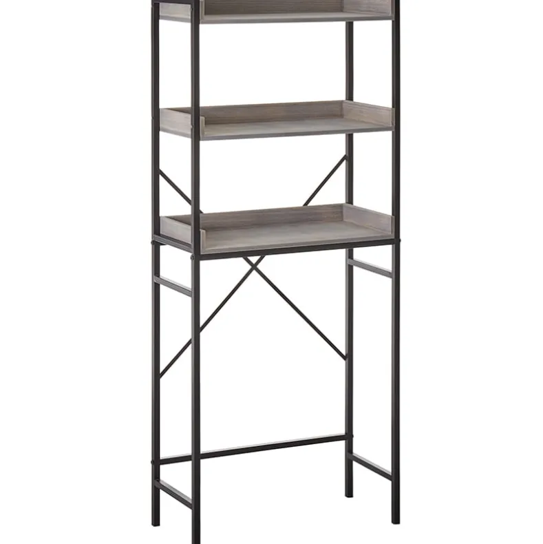 Farmhouse Bathroom Furniture Collection in Metal and Wood