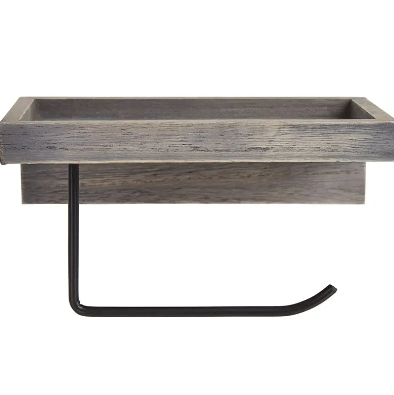 Farmhouse Bathroom Furniture Collection in Metal and Wood