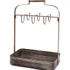 Farmhouse Metal Coffee Mug Rack