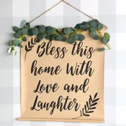 Farmhouse Paper Scroll Wall Hanging