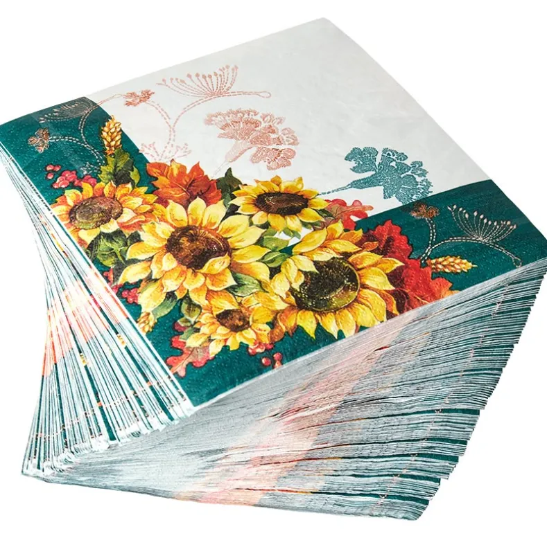 Farmhouse Sunflower Napkins 120 Count