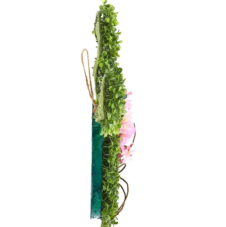 Faux Boxwood Bunny Door Hanger