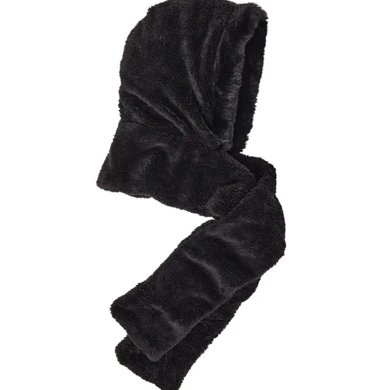 Faux Fur Hooded Scarf