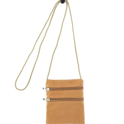 Faux Suede Crossbody Bag