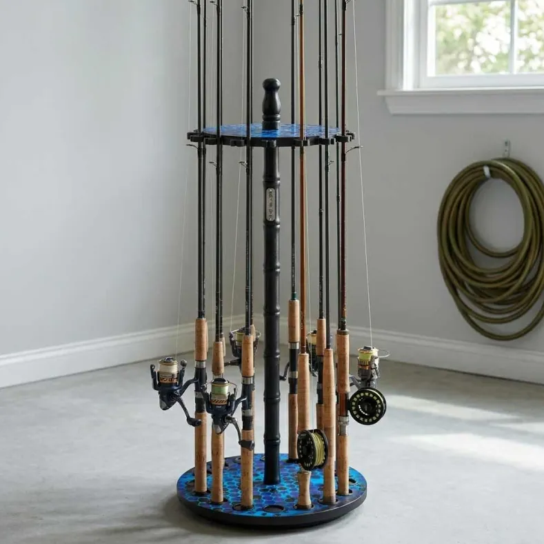 Fishing Rod Storage Rack