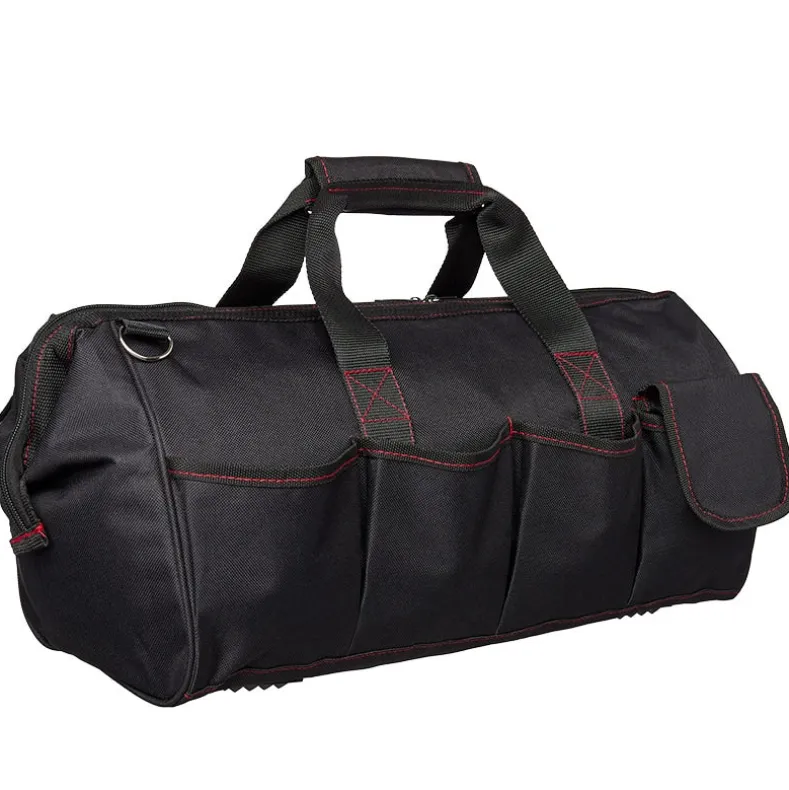 Fix-It 18" Tool Bag made With Carry Handle 6 pockets And Rubber Feet