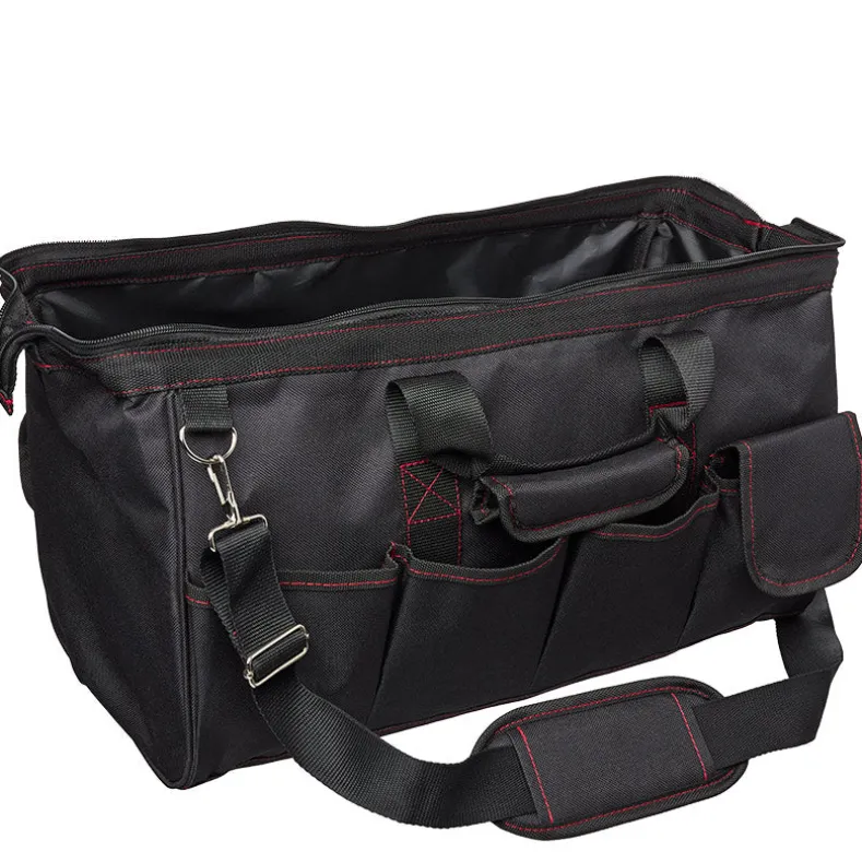 Fix-It 18" Tool Bag made With Carry Handle 6 pockets And Rubber Feet