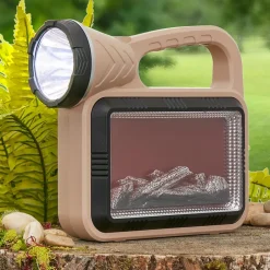 Flame-Type Solar Camping Lantern Sunlight or USB Chargeable