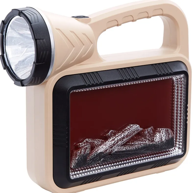 Flame-Type Solar Camping Lantern Sunlight or USB Chargeable