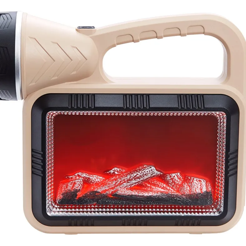 Flame-Type Solar Camping Lantern Sunlight or USB Chargeable