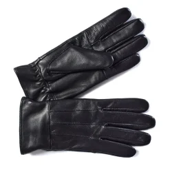 Fleece-Lined Leather Gloves