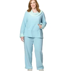 Fleece Pajama Lounge Set 2 Pieces