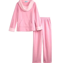 Fleece Pajama Lounge Set 2 Pieces