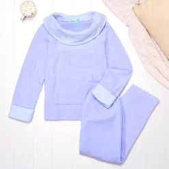Fleece Pajama Lounge Set 2 Pieces