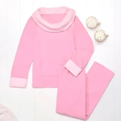 Fleece Pajama Lounge Set 2 Pieces