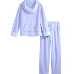 Fleece Pajama Lounge Set 2 Pieces