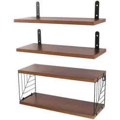Floating Wall Shelves Set of 3