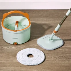 Floor Mop And Bucket Cleaning System With Self Separation Water System