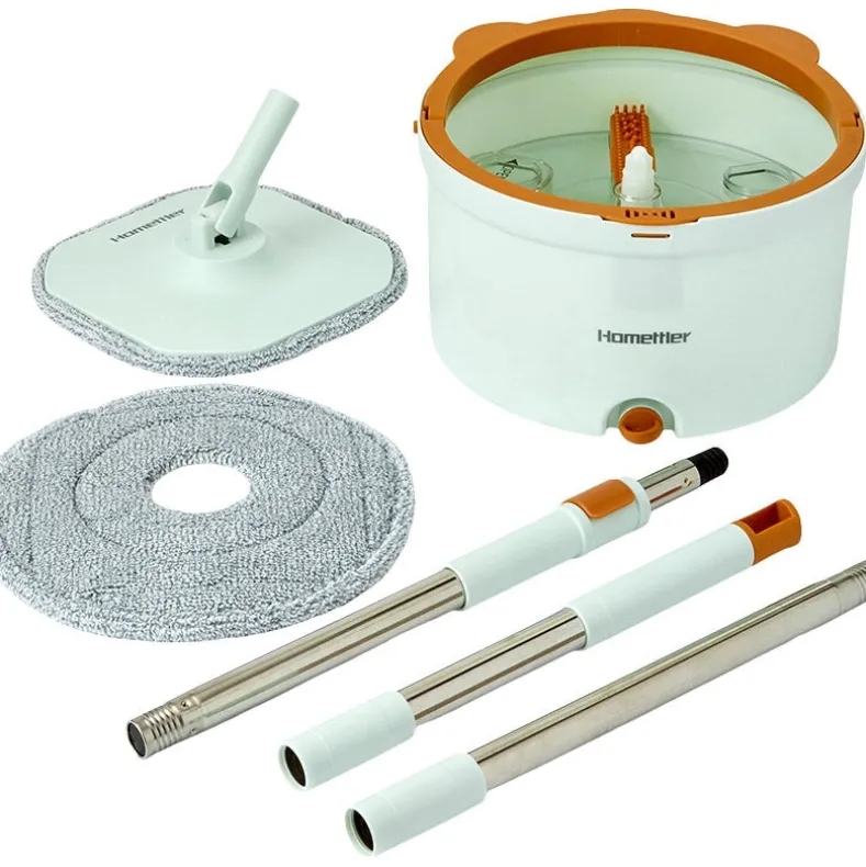 Floor Mop And Bucket Cleaning System With Self Separation Water System