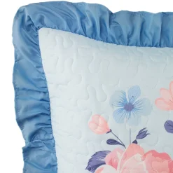 Floral and Hummingbird Sham