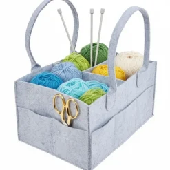 Foldable Felt Storage Caddy with Handles