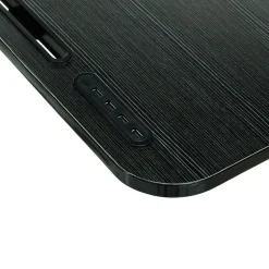 Folding Lap Desk With 4 USB-A Ports And Fan