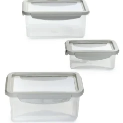Food Container Set with Silicone Stretch Lids - 6-Pc.