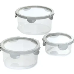 Food Container Set with Silicone Stretch Lids - 6-Pc.