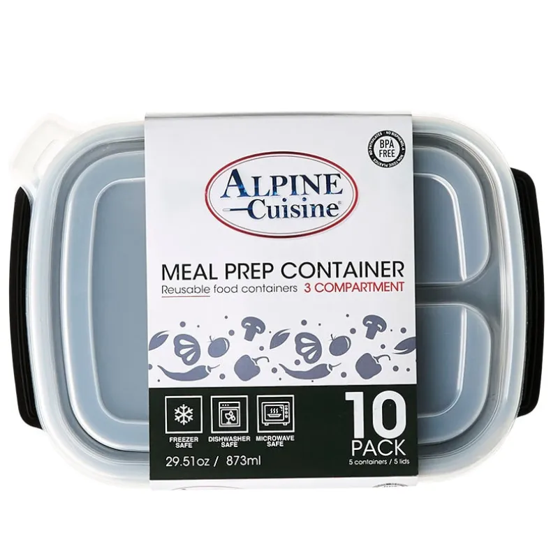 Food Storage Containers for Meal Prep - 10-Pc.