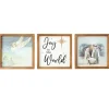 Framed Christmas Wall Art Trio