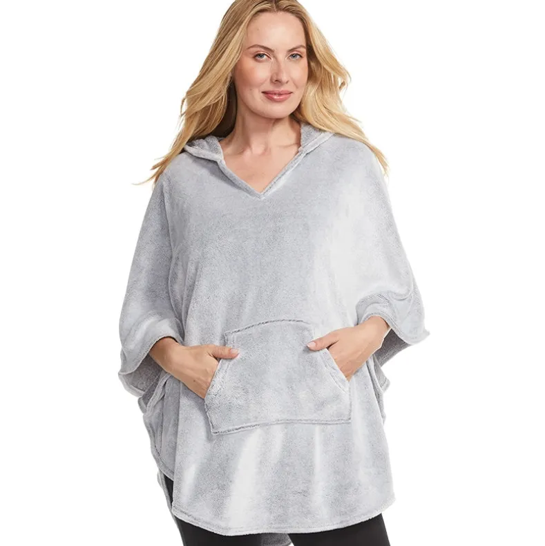 Frosted Plush Ponchos