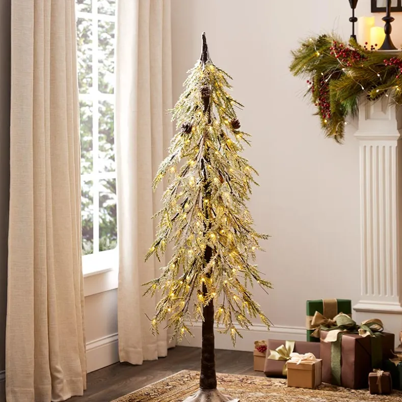 5-Ft. Lighted Alpine Christmas Tree