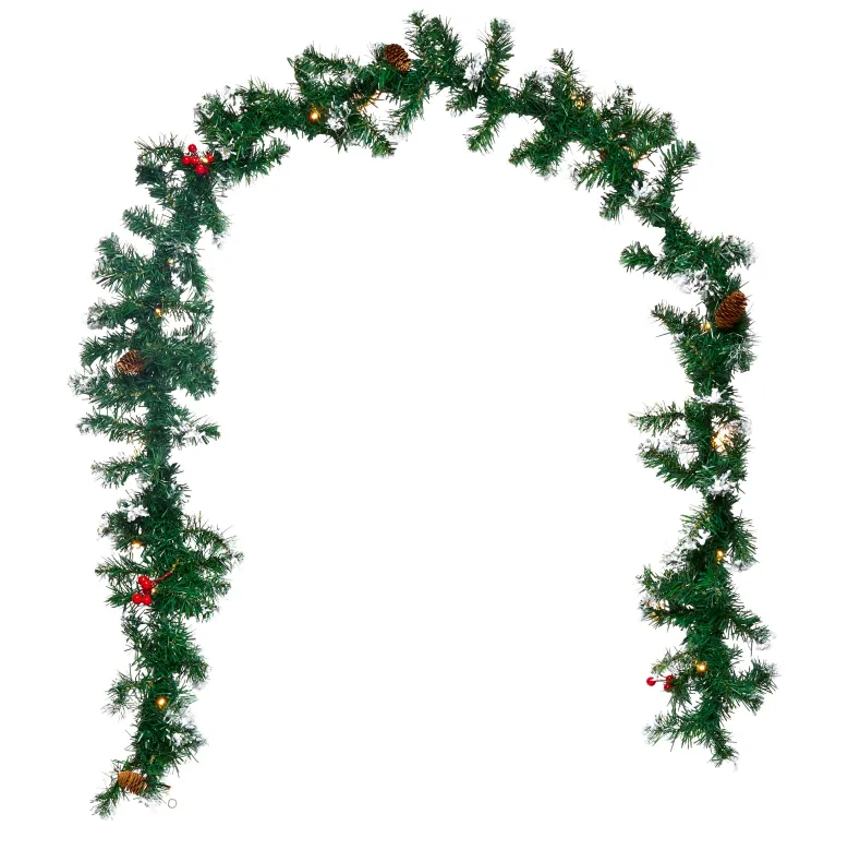9-Ft. Lighted Garland