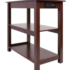 Functional Accent Table with Built in Power Outlets