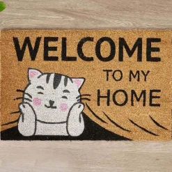 Funny Cat or Dog Coir Doormat 18