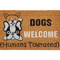 Funny Cat or Dog Coir Doormat 18