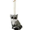 Furry Raccoon Ornament