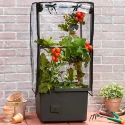 Garden Bed With Wheels And PVC Cover - Self Watering