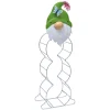 Garden Gnome Metal Toilet Paper Holder