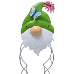 Garden Gnome Metal Toilet Paper Holder