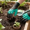 Gardening Gloves with Rubber Tipped Claws